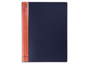 Папка 20 вклад. А4 Durable "DuraLook Color", 17мм, 700мкм, антрацит-оранжевая RU242209