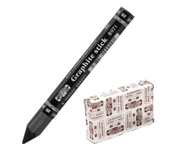 Карандаш художественный "Graphite stick", без дерева, 2B, грифель 10,5 мм, 897102B005KK Карандаш художественный "Graphite stick", без дерева, 2B, грифель 10,5 мм, 897102B005KK