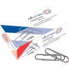 Скрепки канц. 25мм 100шт.оцинков. 4135300 deVente 10/250