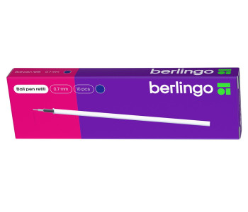 Стержень шарик. 141мм Berlingo "Color Zone stick", "Ultra" синий, 0,7мм, длина пис 2500м, CSb_71931