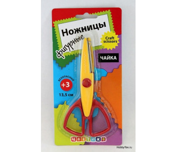 Ножницы фигурные детские «Цветик» Чайка; Арт.104103363-H