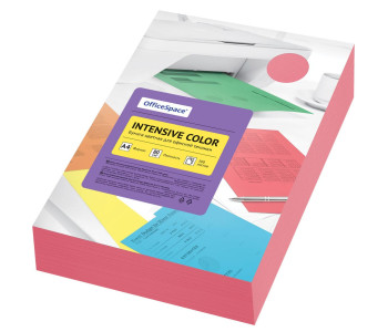 Бумага для ксер. А4 500л 80г/м интенсив.красн. OfficeSpace "Intensive Color", 361620