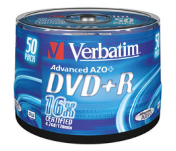 Диск DVD+R 4,7Gb 16х Cake 43498, 43550 Verbatim Диск DVD+R 4,7Gb 16х Cake 43498, 43550 Verbatim