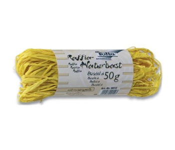 Рафия  натуральная, банановый, моток 50г 9014 Folia