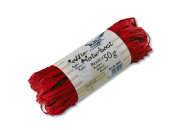 Рафия  натуральная, красный, моток 50г 9020 Folia