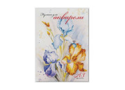 Папка для акварели 20л. А3 "Ирисы", блок рис.бум. 180г/м2 Па20А3_013 Спейс