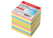 Блок бумажный 90x90x90мм цветной 122341 Brauberg