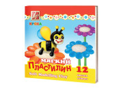 Пластилин 12цв. 250гр Кроха мягкий 23С1484-08 Луч