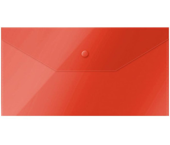 Конверт с кнопкой 150мкр С6 (135*250мм), красный Спейс 281222 / ММ-32283 СТАММ