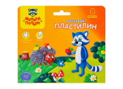 Пластилин 08цв. 120гр воск Мульти-Пульти "Енот на лесу" ВП_11056