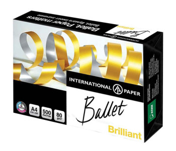 Бумага для ксер. А4 500л 80г/м 168% Ballet Brilliant"  Светогорск Класс А +