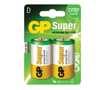 Батарейка GP Super Alkaline D (LR20) 13A BC2 ЦЕНА ЗА ШТУКУ