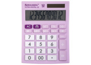 Калькулятор 12-разр. BRAUBERG ULTRA PASTEL-12-PR   сиреневый 250505