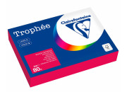 Бумага цветная CLAIREFONTAINE, А4, 80 г/м2, 500 л. интенсив, красный, Франция, 1782C