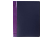 Папка 20 вклад. А4 Durable "DuraLook Color", 17мм, 700мкм, антрацит-фиолетовая RU242212