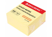 Блок клей. 76x76 BRAUBERG  100 листов, BLACK, 115204