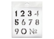 Трафарет Unibob 20*20см "Цифры" 18875 67204 /ТЦ2020_45561