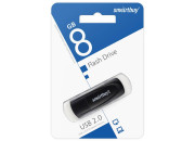 Флэш-диск Smart Buy "Scout"  8GB, USB 2.0 Flash Drive, черный SB008GB2SCK