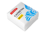 Салфетки бумажные OfficeClean, 1 слойн., 23*23см, белые, 50шт 239500
