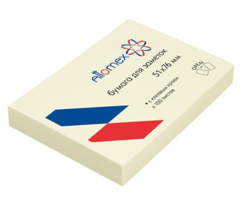Блок клей. Attomex 51x76 100л желтый  2010301 deVente
