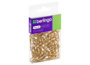 Скрепки канц. 32мм, 100шт ПВХ упак., европодвес, золото DBs_32100g Berlingo,