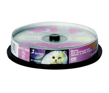 Диск DVD+RW 4.7Gb Smart Track 4x Cake Box (10шт) / ST000304 (25шт) Диск DVD+RW 4.7Gb Smart Track 4x Cake Box (10шт) / ST000304 (25шт)
