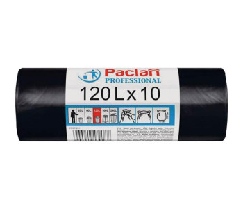 Мешки для мусора 240л OfficeClean ПВД, 88*135см, 30мкм, 10шт., черные, в рулоне 228607/П