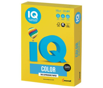 Бумага для ксер. А4 250л 160г/м IQ Color Intensive горчичный IG50 Mondi