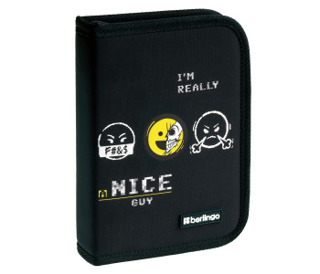 Пенал 1 отделение, 200*140*40 мм, Berlingo "I'm really a nice guy", 1 доп. откидная секц PK-BP-1202 Пенал 1 отделение, 200*140*40 мм, Berlingo "I'm really a nice guy", 1 доп. откидная секц PK-BP-1202