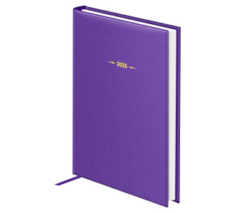 Ежедневник датир  2025г., А5, 176л., тв, балакрон, BG "Ariane. Lilac", сиреневый DdA5_60809