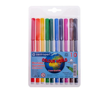 Фломастеры  10цв "Colour World" трехгр  7 7550 1010 Centropen
