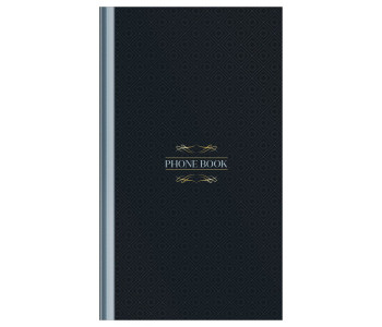 Книжка телеф. А5, 80л., 7БЦ, OfficeSpace "Моноколор. Dark", Тк80т_55496