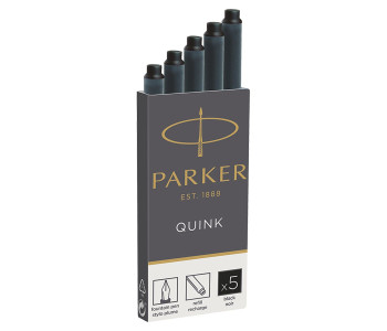 Ампула для ручек чернил.черн ."Cartridge Quink"  черные, 1950382 Parker ЦЕНА ЗА 1ШТ