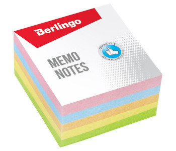 Блок бумажный 90x90x50мм цветн., Standard  LNn_01159 Berlingo