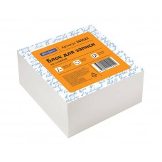 Блок бумажный 80x80x40мм белый 70-80% белизна  склейка 263622  Спейс