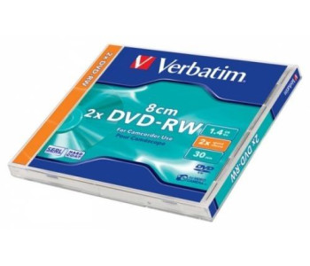 Диск DVD-RW 1,4Gb 4х, 8cm 30min.Verbatim 43594