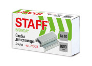 Скобы д/степлера №10 карт. 220428 STAFF