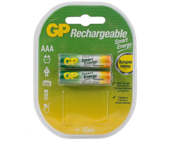 Аккумулятор AAA  (HR03) 400mAh 2BL GP ЦЕНА ЗА ШТУКУ
