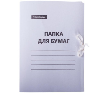 Папка для бумаг на завязках мелован. 300г/м2 158535 Спейс