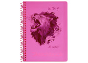 Скетчбук 40л., А5 BG "Neon. Pink", на гребне, маркерная бумага 120г/м2 СА540гр_59315