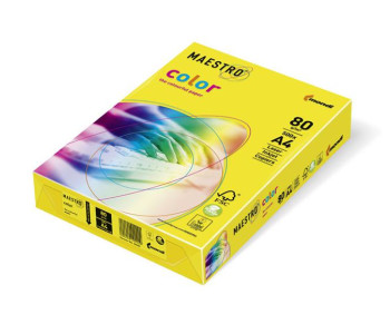 Бумага для ксер. А4 500л 80г/ "Maesto Color intensive"  А4 500л 80г/м (солнечно-жёлтый)  SY40