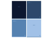 Тетрадь 48л А5 кл. Monocolor. Blue  Т5ск48_лс 11854 BG