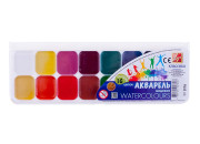 Краска аквар. 16цв Классика пласт.уп. 19С1290-08 Луч