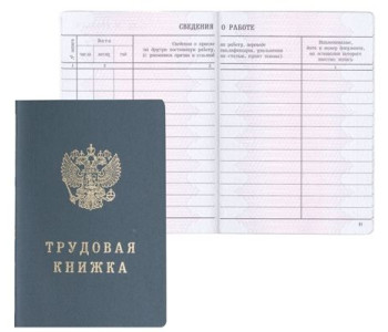 Бланк  Трудовая книжка