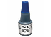 Краска штемпельная 24мл Ideal син. водн. осн. 7711 Тродат  153079