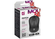 Мышь Defender Patch MS-759, USB, черный, 2btn+Roll  52759