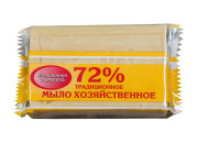 Мыло хозяйственное 72% Меридиан "Традиционное", 200г, флоу-пак