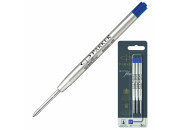 Стержень шарик. "QuinkFlow Ball Point" синий, 98мм, 1,0мм, метал.корпус комплект 3шт, 2119152 Parker