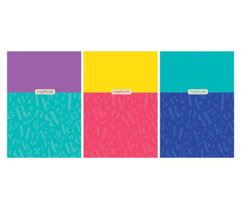 Тетрадь 80л А4 лин."Monocolor. Letters" Т4ск80 11206 BG
