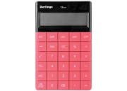 Калькулятор 12-разр. Berlingo "PowerTX", 165*105*13мм, тёмно-розовый CIP_100